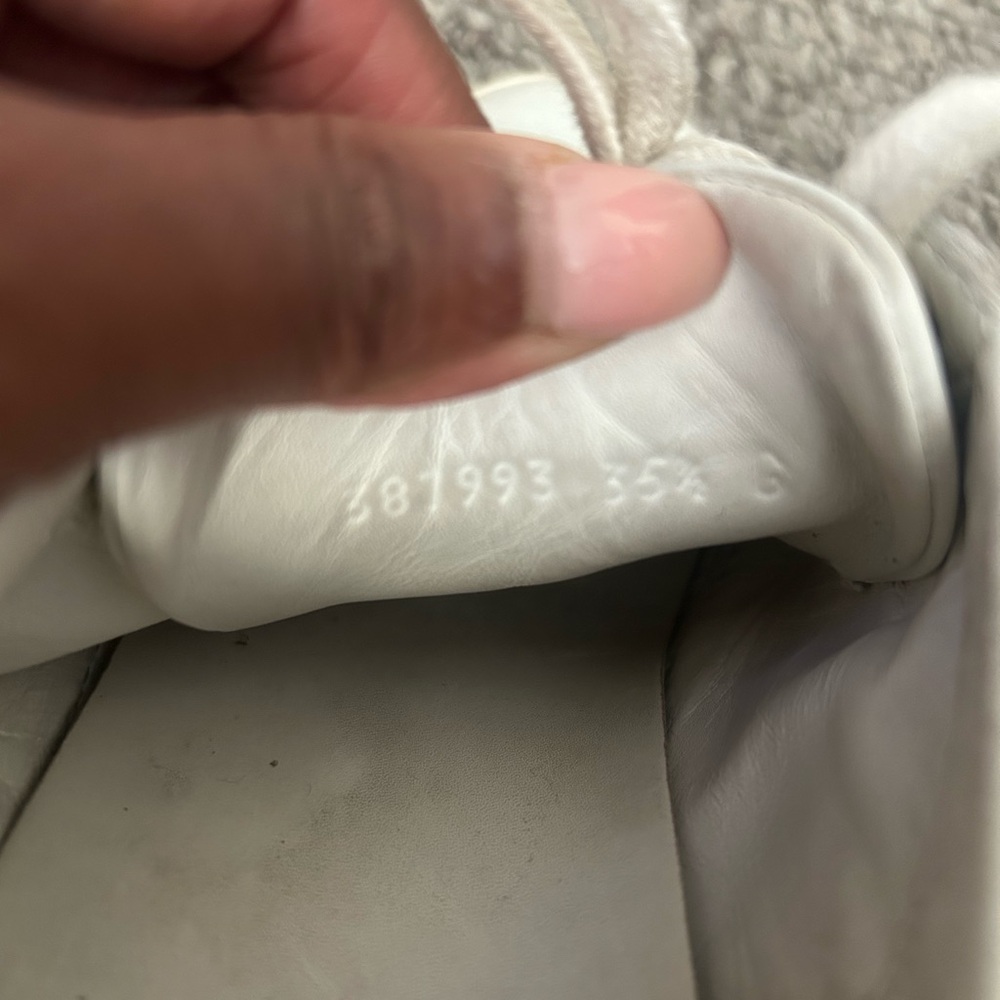 Gucci White and Red Sneakers Classic Design size 5.5 - Picture 5 of 8